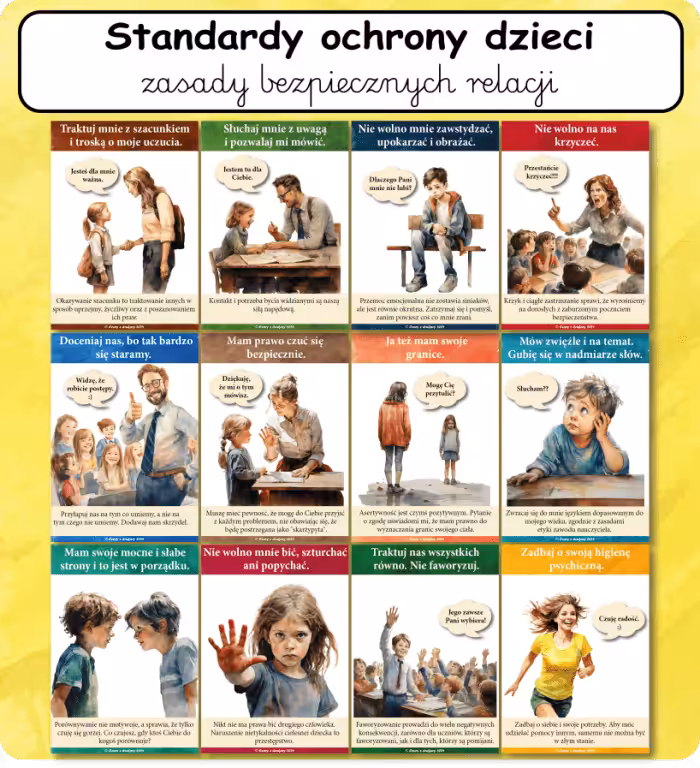 Standardy ochrony dzieci - Zasady bezpiecznych relacji