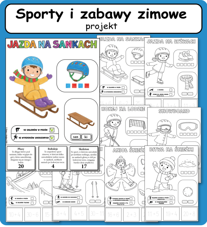 Sporty i zabawy zimowe
