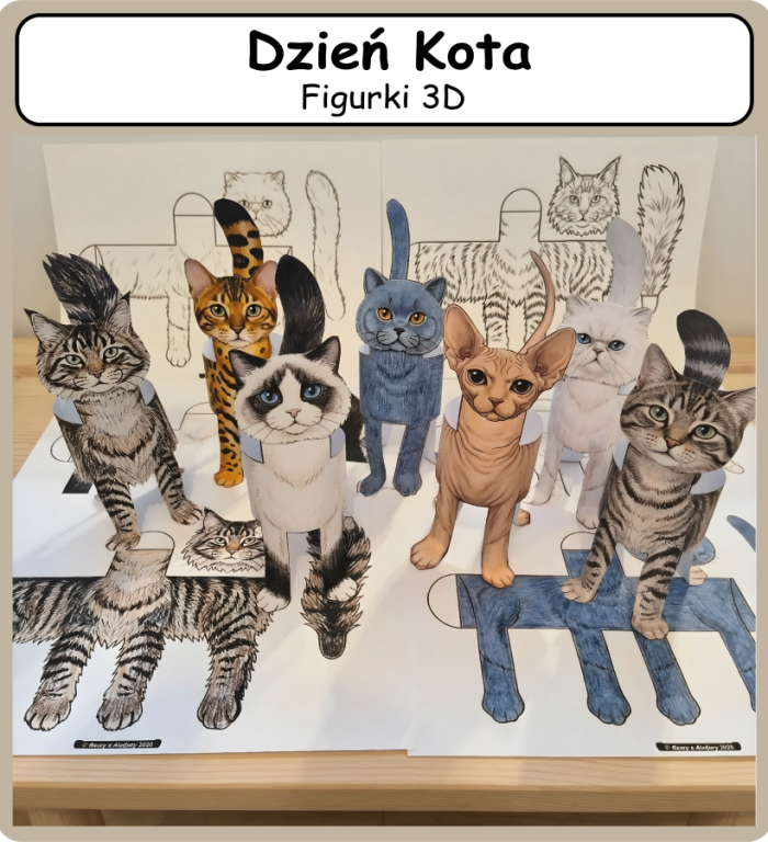 Dzień Kota - Figurki 3D